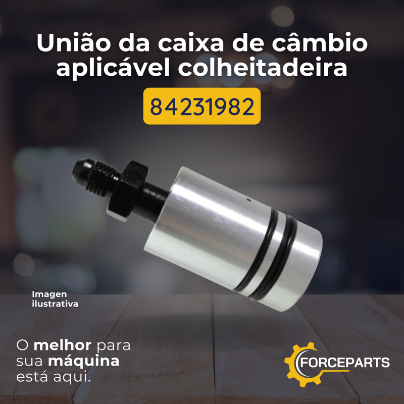 84231982 UNIÃO DA CAIXA DE CÂMBIO APLICAVEL COLHEITADEIRA