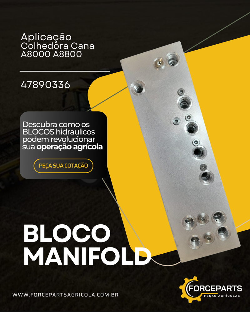 47890336 BLOCO MANIFOLD HIDRAULICO REV. E