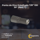 Ponta de Eixo  Entalhado 7/8” 13D 30°  (Red 1”)