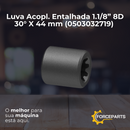 Luva Acopl. Entalhada 1.1/8” 8D 30° X 44 mm 0503032719