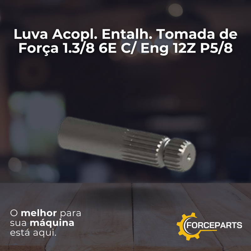 Ponta de Eixo Ent. Tomada de Força 1.3/8" 21D x 150 mm