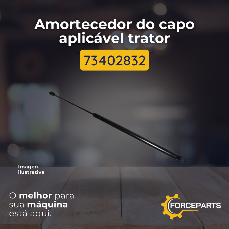 73402832 AMORTECEDOR DO CAPO APLICAVEL TRATOR