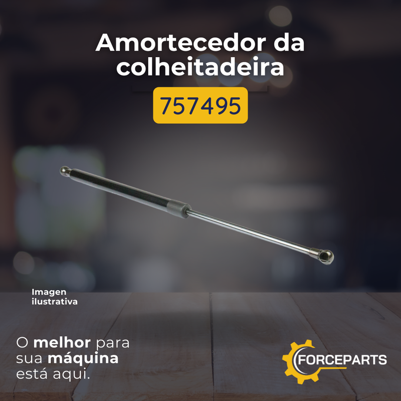 757495 AMORTECEDOR DA COLHEITADEIRA