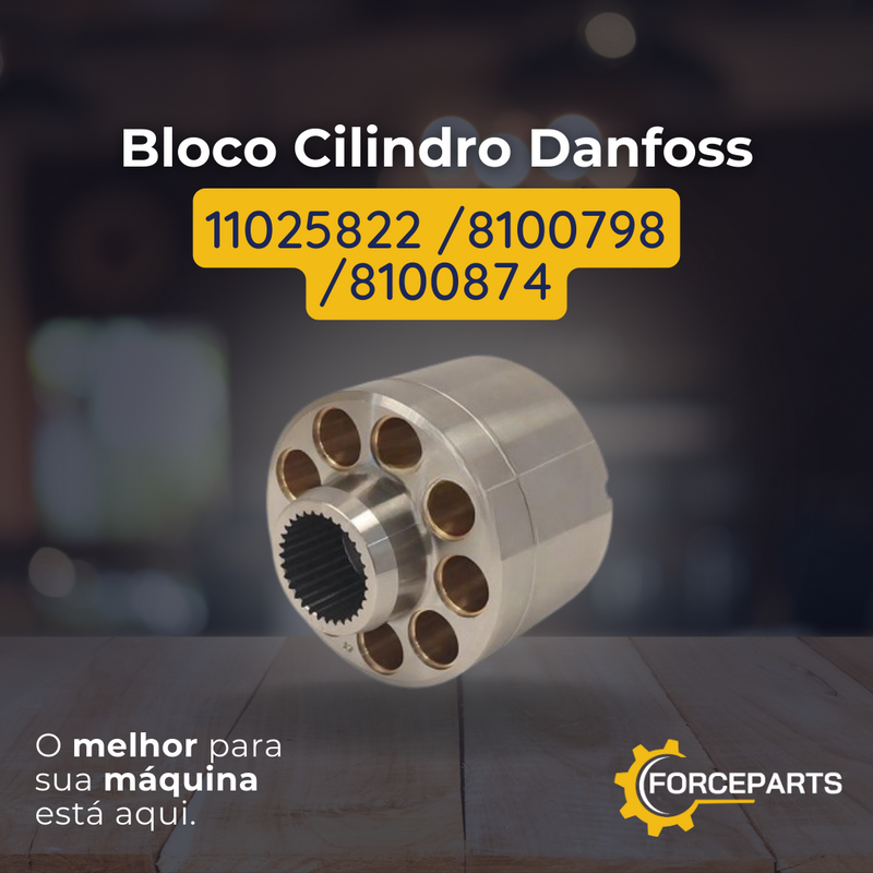 Bloco cilindro Danfoss 11025822 8100798 8100874
