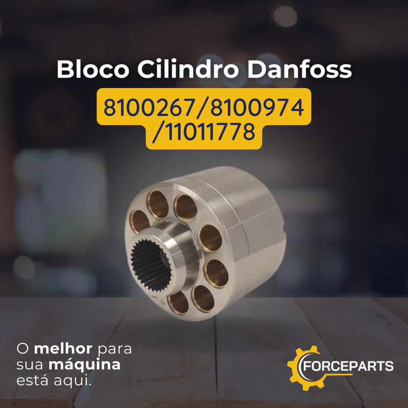 Bloco cilindro Danfoss 8100267 8100974 11011778