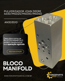 AN303510 BLOCO MANIFOLD HIDRÁULICO