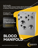 87284673 / 4999873-001 BLOCO MANIFOLD HIDRÁULICO
