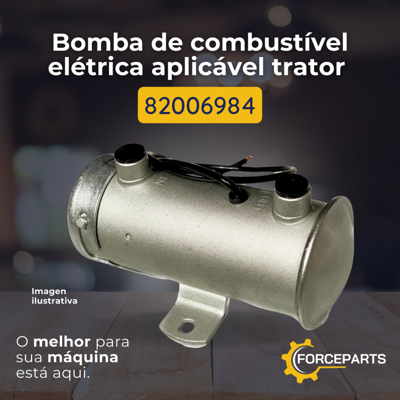 82006984 BOMBA DE COMBUSTIVEL ELETRICA APLICAVEL TRATOR