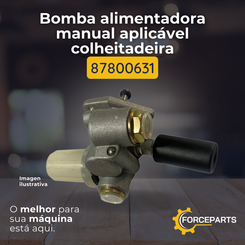 87800631 Bomba alimentadora manual aplicável colheitadeira