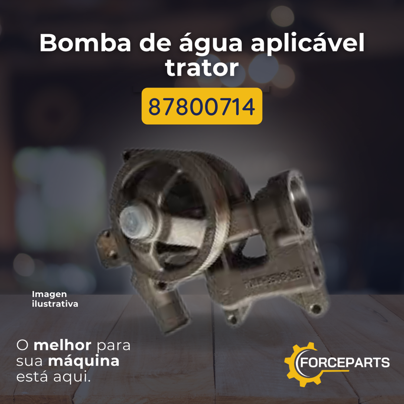 87800714 Bomba de água aplicável trator