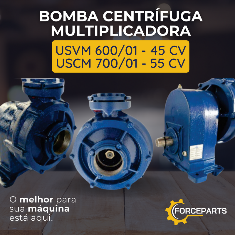 Bomba centrifuga multiplicada USVM 600/01 - 45 CV / USVM 700/01 - 55 CV