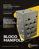 BLOCO MANIFOLD HIDRAULICO HFB120904 PULVERIZADOR UNIPORT 3030 JACTO