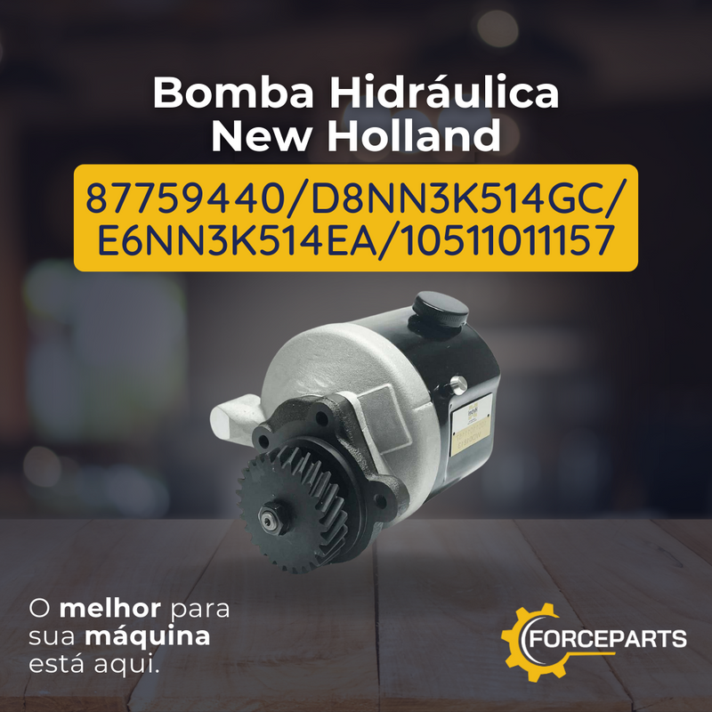 Bomba Hidráulica New Holland 87759440  D8NN3K514GC  E6NN3K514EA  10511011157