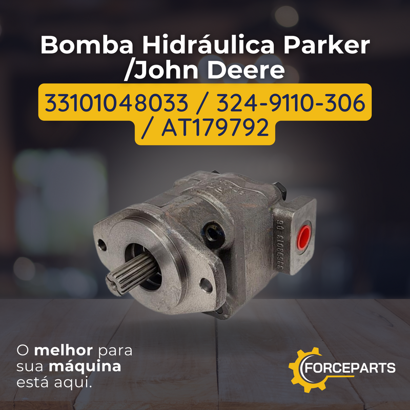 Bomba Hidráulica Parker John Deere 33101048033  324-9110-306  AT179792