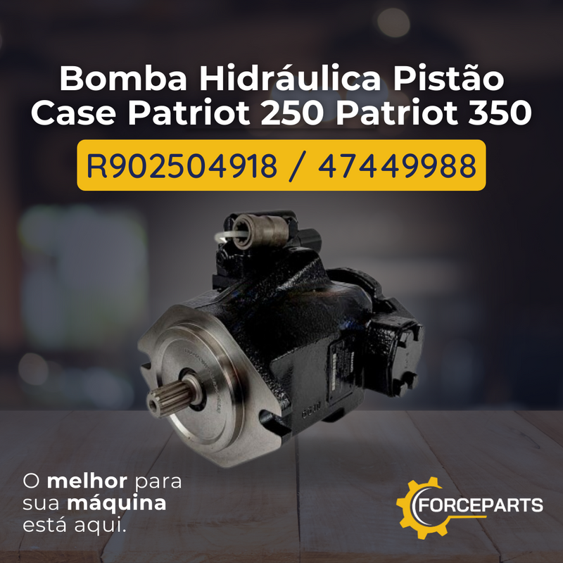 Bomba Hidráulica Pistão Case Patriot 250 Patriot 350  R902504918 47449988