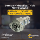 Bomba Hidráulica Tripla New Holland R979024212  47439228  47570140  87374500