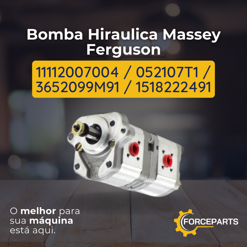 Bomba Hiraulica Massey Ferguson 11112007004  052107T1  3652099M91  1518222491