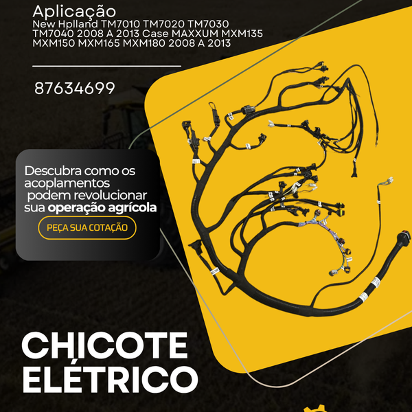 87634699 Chicote Elétrico Case-New Holland