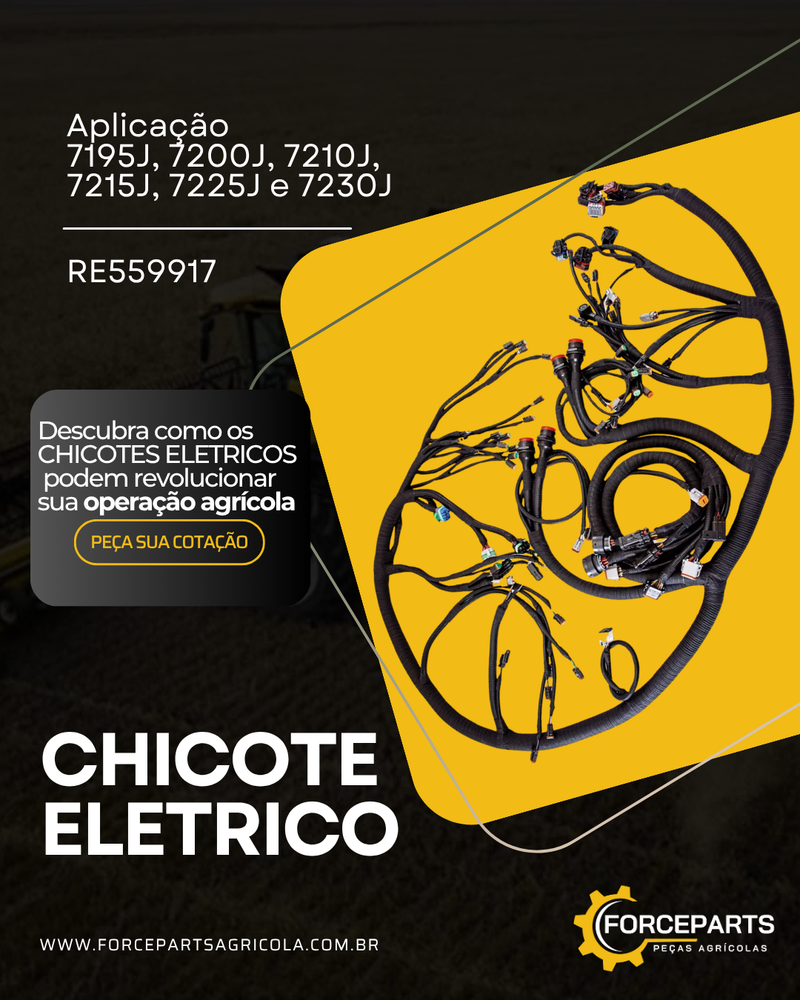 Chicote Elétrico John Deere RE559917