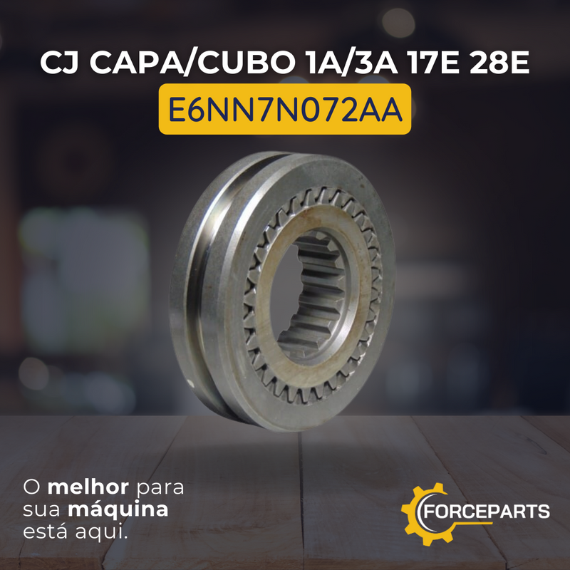 Conjunto capa / cubo 1A/3A 17E 28E E6NN7N072AA