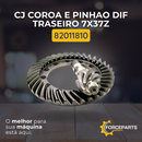 Conjunto coroa e pinhão dif traseiro 7x37z 82011810