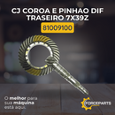 Conjunto coroa e pinhão dif traseiro 7x39z 81009100