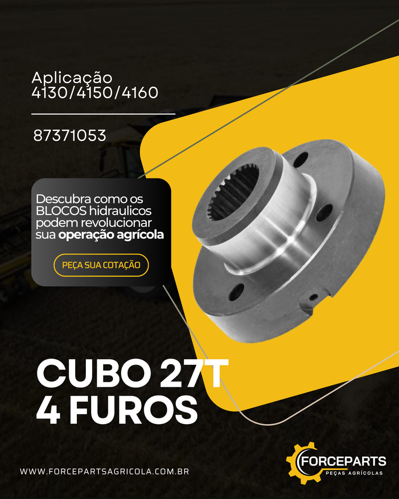 87371053 CUBO 27T 4 FUROS