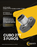 87733412 CUBO 27T 3 FUROS ALONGADO