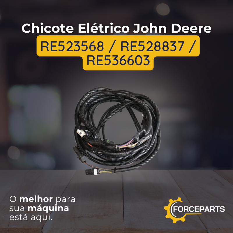 Chicote Elétrico John Deere RE523568 - RE528837 - RE536603