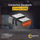 Conector Deutsch DTM04-12PB