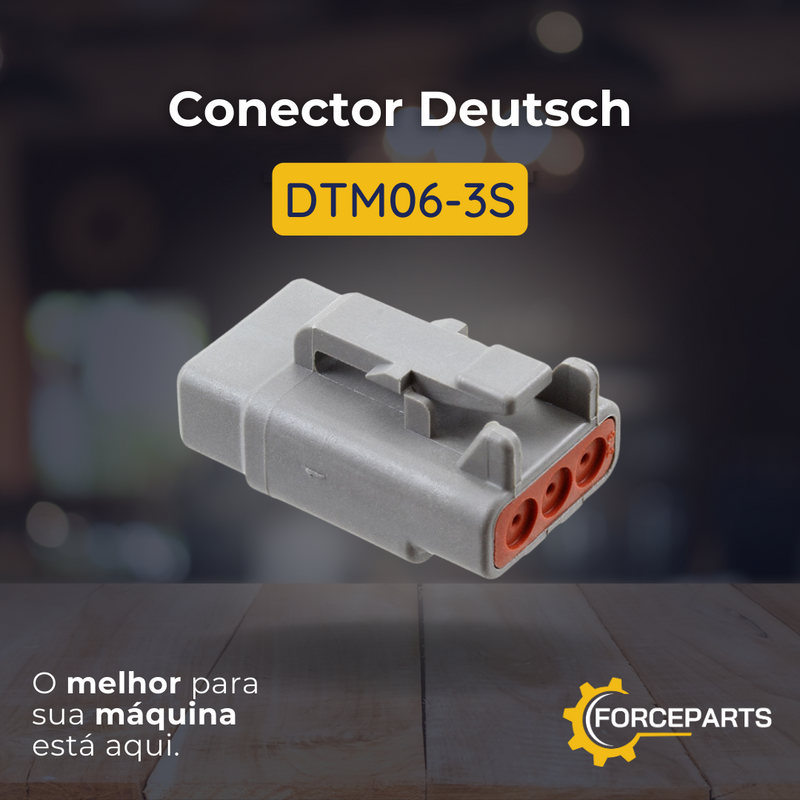 Conector Deutsch DTM06-3S
