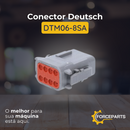 Conector Deutsch DTM06-8SA