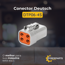 Conector Deutsch DTP06-4S