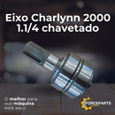 Eixo charlyn 2000 1.1/4" chavetado reto