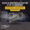 EIXO E ENGRENAGEM 50 2.1/2 14 DENTES  00404368, 00409899, 00409898