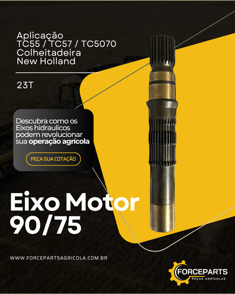 EIXO MOTOR SAUER 90/75 23T 84042060