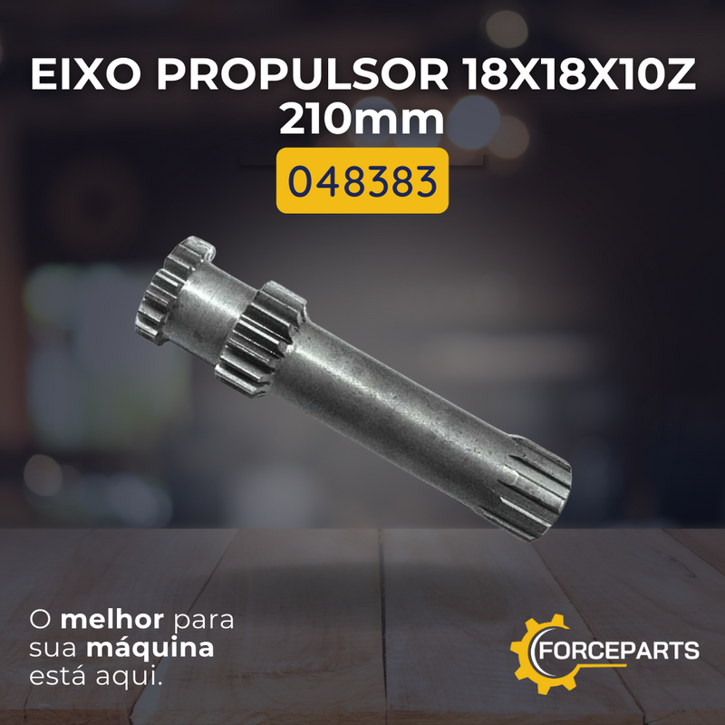 Eixo propulsor 18x18x10z 048383