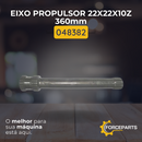 Eixo propulsor 22x22x10z 360mm 048382