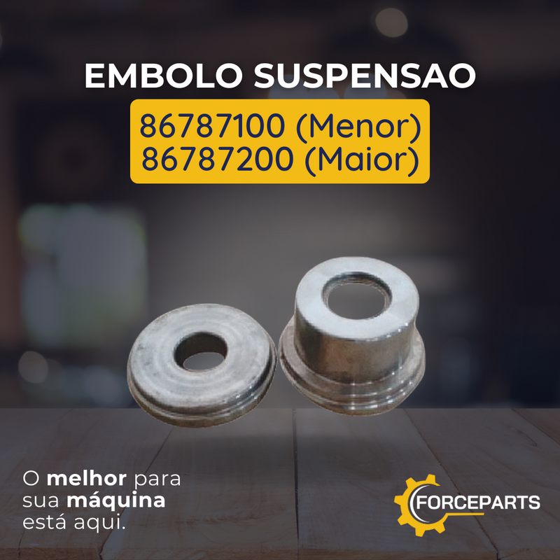 Embolo suspensão 86787100 menor / 86787200 maior