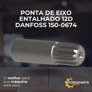 PONTA DE EIXO ENTALHADO 12D DANFOSS 150-0674