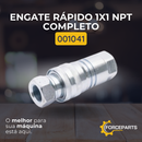 Engate rápido 1x1 NPT Completo 001041
