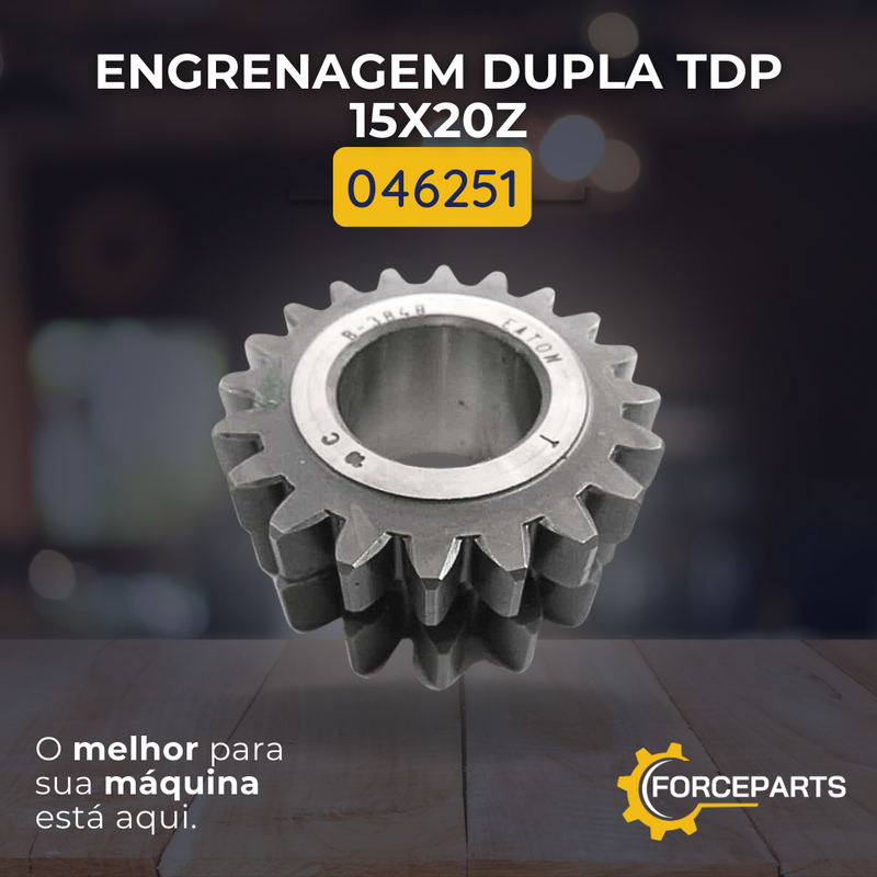 Engrenagem dupla TDP 15x20z 046251