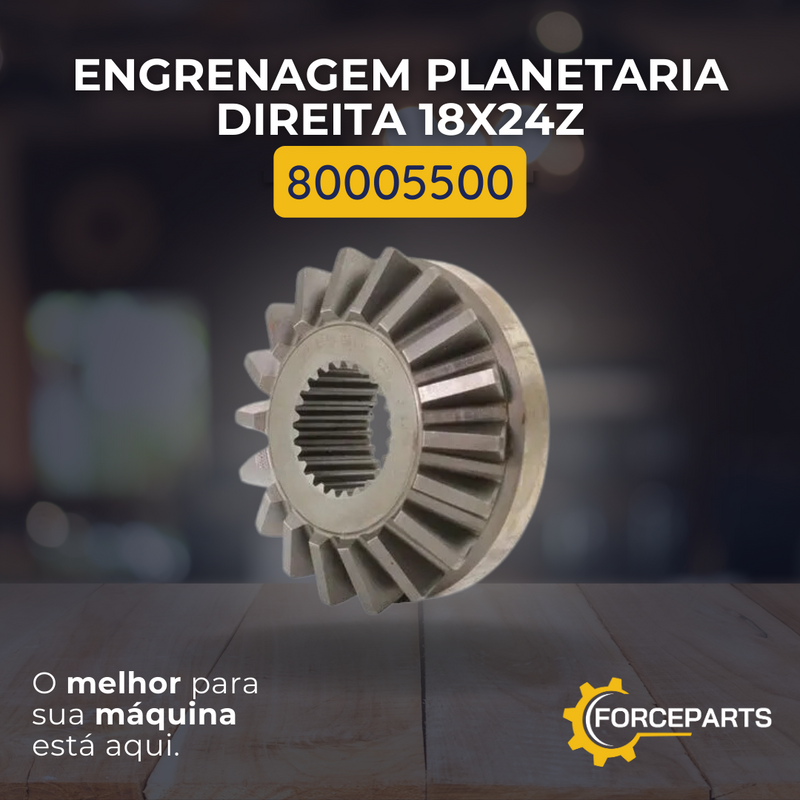 Engrenagem planetaria direita 18x24z 80005500