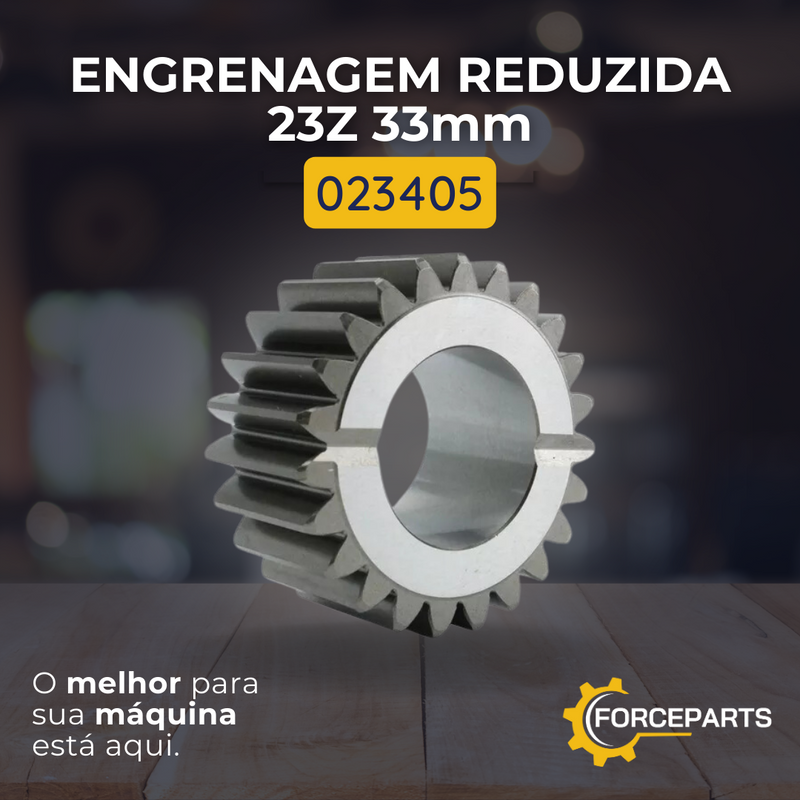 Engrenagem reduzida 23z 33mm 023405