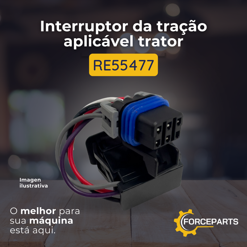 RE55477 INTERRUPTOR DA TRAÇÃO APLICAVEL TRATOR