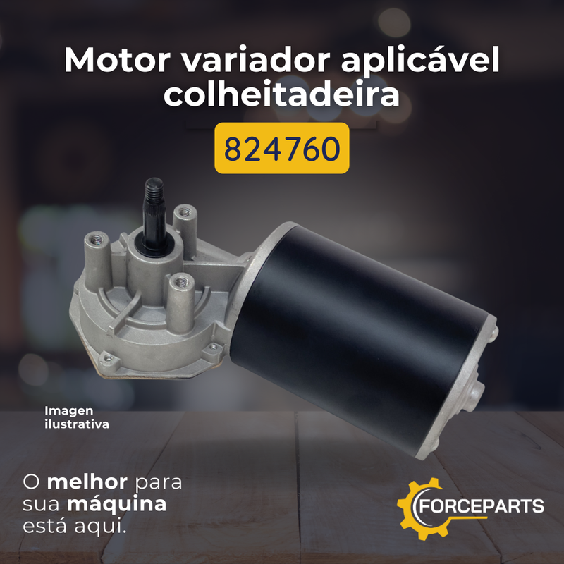 824760 Motor variador aplicável colheitadeira