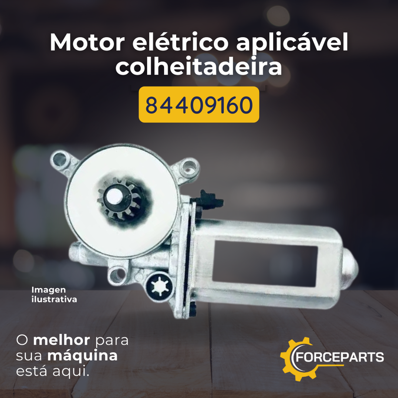 84409160 Motor elétrico aplicável colheitadeira