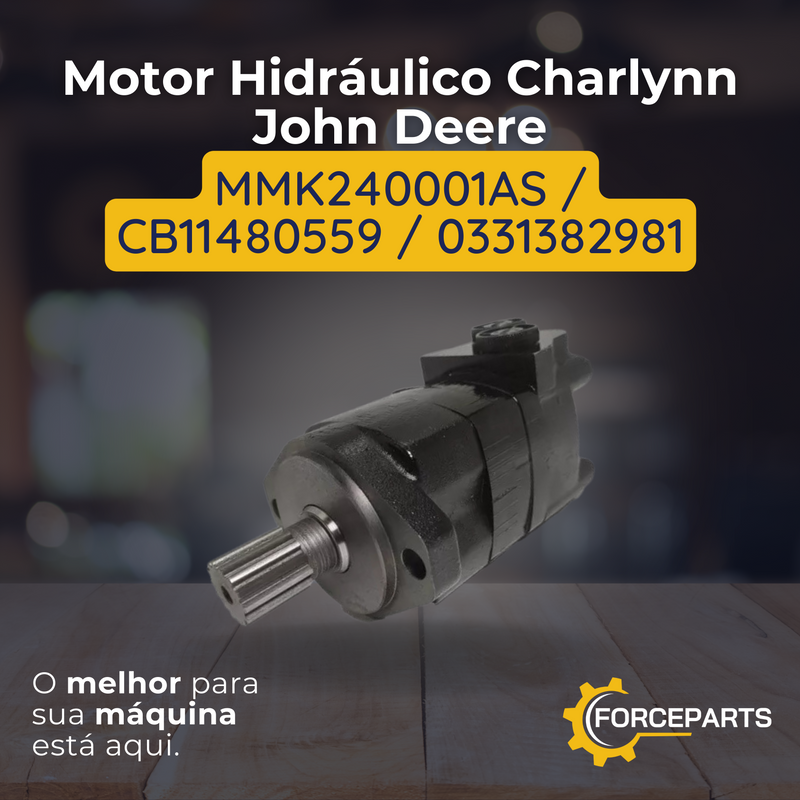 Motor Hidráulico Charlynn John Deere MMK240001AS  CB11480559  0331382981