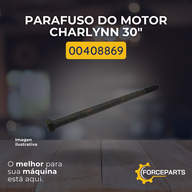 00408869 PARAFUSO DO MOTOR CHARLYNN 30"