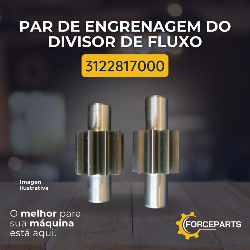 3122817000 PAR DE ENGRENAGEM DO DIVISOR DE FLUXO